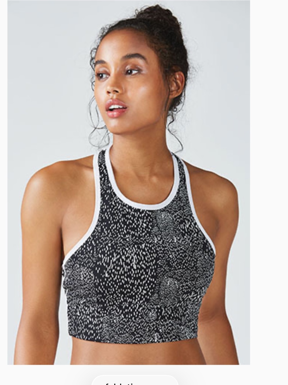 Fabletics Racerback High-Neck Sports Bra - Picture 5 of 7